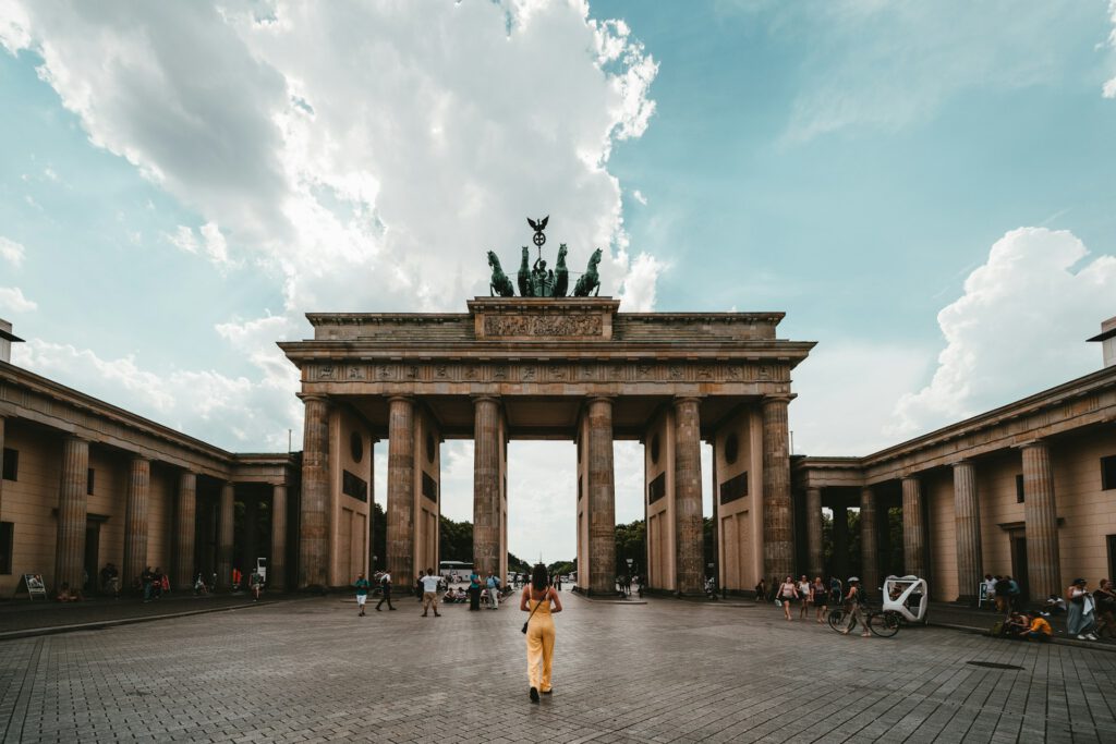 Aufnahme vom Brandenburger Tor in Berlin