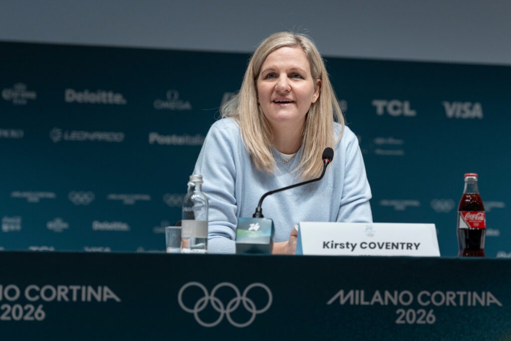 Kirsty Coventry, Präsidentin des IOC bei den Olympischen Winterspielen 2026 in Italien