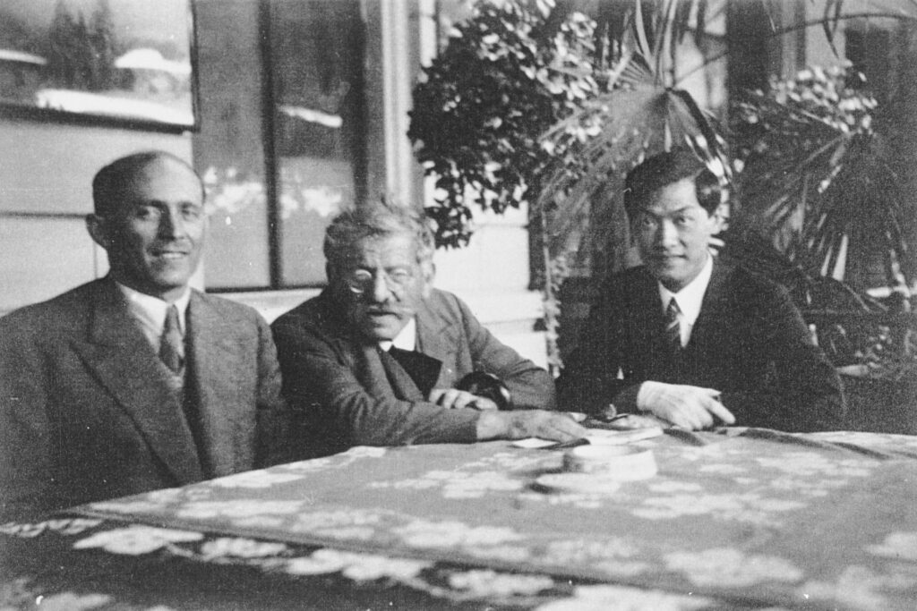 Von links: Bernhardt (Bernard) Schapiro, Magnus Hirschfeld, Tao Lee. Symbolbild für Artikel: Ralf Dose und Pädo: Queeres Archivhaus in Berlin vor dem Scheitern