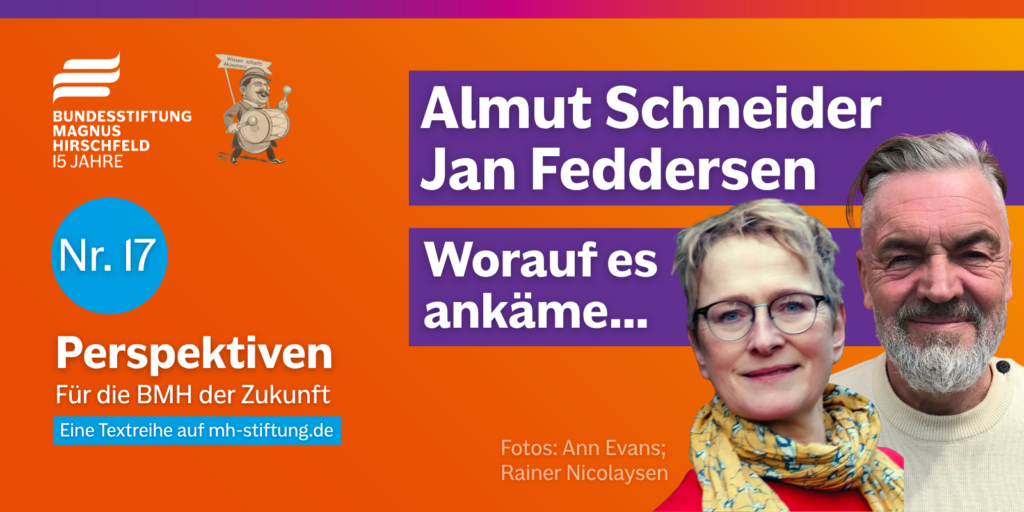 Dr. Almut Schneider und Jan Feddersen plädieren für mehr Empirie