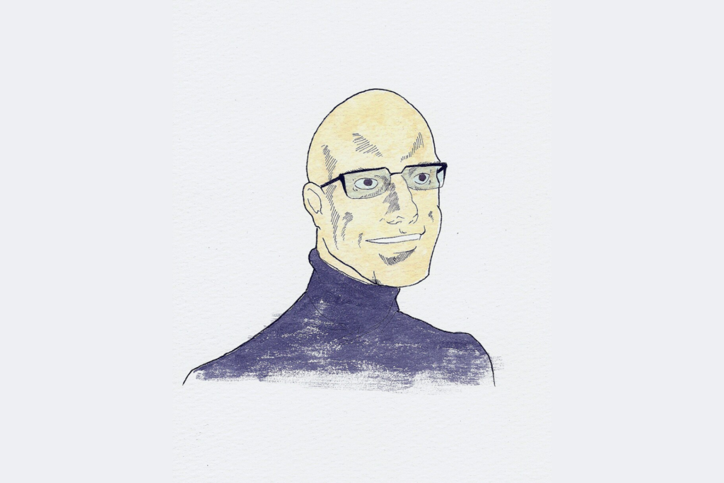 Porträt von Michel Foucault